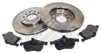 Produktbild von MAPCO Bremsenset Vorne Bremsscheiben Beläge Satz für OPEL ZAFIRA B (A05) 280mm