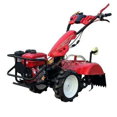 Produktbild von Benzin-Motorhacke, 7 PS, 212 cm³, 66 cm, Zubehör: Messer, Gussräder
