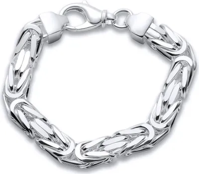 Produktbild von 925 Silber Königsarmband 10mm KA0100 (Länge: 23cm)
