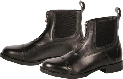 Zdjęcie produktu dla Harry's Horse Jodhpur Boots Leather Hickstead z zamkiem błyskawicznym, Kolor:czarny, Rozmiar:39