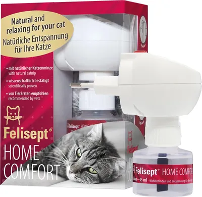 Productafbeelding van Stekdoosverdamper Felisept Home Comfort Set voor katten, 30 ml