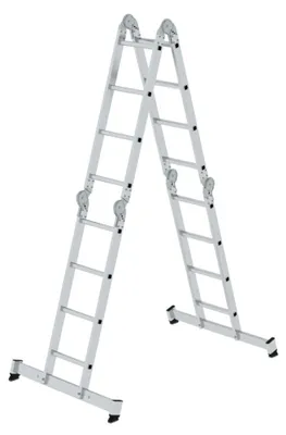 Produktbild von MUNK Vielzweckleiter mit Nivello® Traverse 4x4 Sprossen