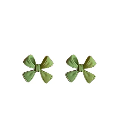 Produktbild von 1 Paar Damen-Ohrringe, Blumen-Kunstperlen, Schmuck, Vintage-Stil, Schleife, Ohrstecker, Schmuck, Geschenke-5