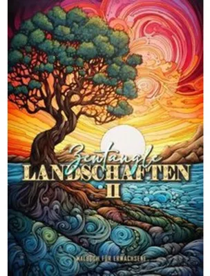 Produktbild von Zentangle Landschaften Malbuch für Erwachsene 2