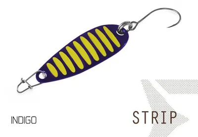 Produktbild von DELPHIN STRIP Spoon, Forellenköder, INDIGO, 5g, 101002412