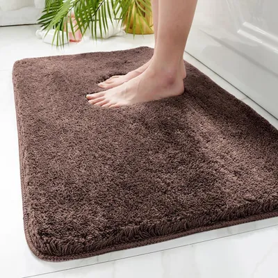 Immagine prodotto di Tappetino in microfibra di poliestere, 40 x 60 cm, antiscivolo, per il bagno
