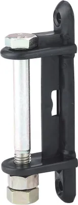 Produktbild von 10 Stück Eckisolator für 40 bis 60 mm Breitbänder Weidezaunisolator Elektrozaun