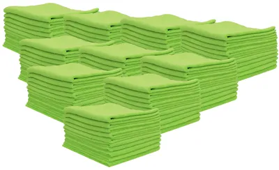 Produktbild von 10x 10er Set Mikrofasertuch, 40x40 cm, grün