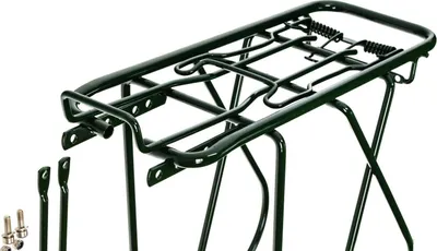 Produktbild von 28 Zoll Gepäckträger Trekking City Bike Streben 160mm Federklappe oliv grün