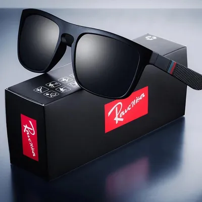 Produktbild von Mode Quadrat Vintage Polarisierte Sonnenbrille Männer Frauen Retro Fahren
