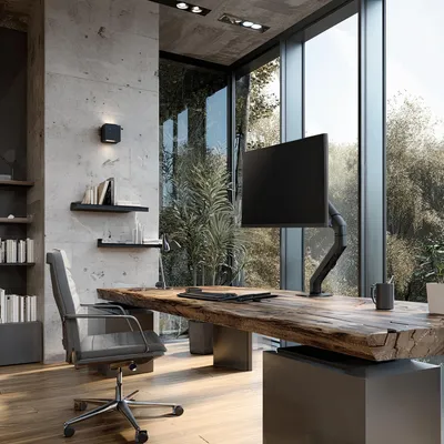 Immagine prodotto di supporto per monitor a 1 piega con molla a gas Supporto da tavolo 17"-27" Braccio per monitor Orientabile Inclinazione Rotazione VESA 75x75 100x100 2-7kg