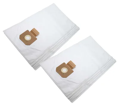 Produktbild von vhbw 10x Staubbeutel Ersatz für Bosch 2607432038 für Staubsauger - 41cm x 28cm Weiß