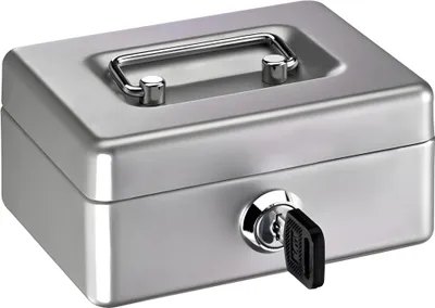 Produktbild von Alco Geldkassette Mini-Box Stahlblech 125x95xx60mm silber