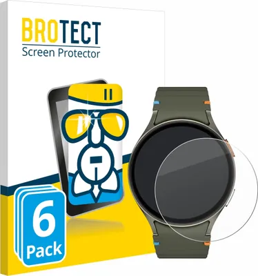 Produktbild von 6x BROTECT Schutzglas für Samsung Galaxy Watch 7 (44 mm) Schutzfolie Panzer Folie Glas Display Schutz klar