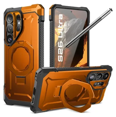 Obrázek produktu pro Pouzdro na mobilní telefon Galaxy S26 Ultra, Supcase UB Grip Mag s MagSafe, oranžovo-šedé