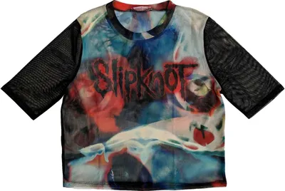 Obrázek produktu pro Slipknot - Krátký top s logem pro ženy RO5837 (L) (Black)
