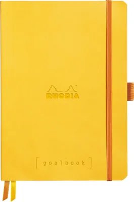 Produktbild von Rhodia Goalbook A5 120 Bl elfenbein 90g, Dot/punktkariert Narzisse 117756C