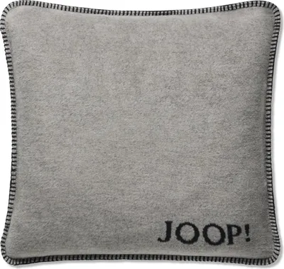 Produktbild von JOOP! Kissen Uni Doubleface Farbe Ash-Anthrazit Größe 50 x 50