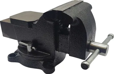 Produktbild von GEKO | Schraubstock, mit Amboss, 125mm Spannweite, Tischschraubstock drehbar 360
