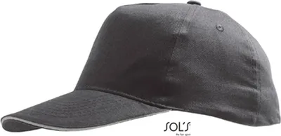 Immagine prodotto di SOLs 88110 | Berretto Sunny / Berretto / Cappello - Colore: Grigio scuro (tinta unita)/Grigio chiaro (tinta unita) - Taglia: Unica