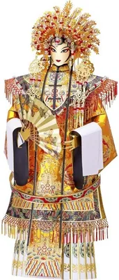 Zdjęcie produktu dla Puzzle 3D Piececool, Huadan (Yang Guifei), Metal, 343 elementy