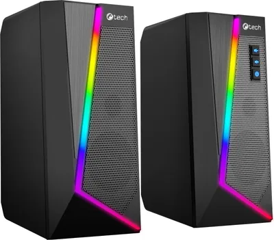 Produktbild von C-TECH spk-17, 2-Wege, 2.0 Kanäle, Kabelgebunden, 6 W, 160 - 20000 Hz, Schwarz