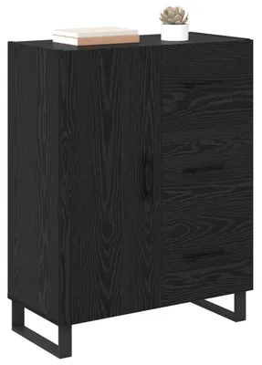 Obrázek produktu pro vidaXL Příborník se zásuvkami vzhled černý dub 69,5 x 34 x 90 cm