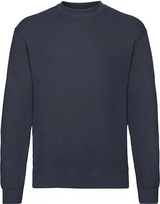 Obrázek produktu pro Fruit of the Loom 62-202-0 | Classic Set-in Sweatshirt | Pulovr - Farbe: -Rozměr: Tmavě modrá -Rozměry: 1,5 x 2,5 cm: XL