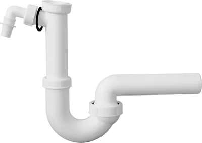 Produktbild von Dallmer Röhren-Siphon 100/1 m 1 Waschgeräte-Anschluss 11/2 xDN 40
