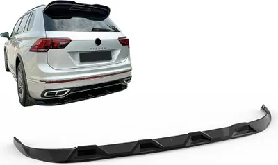 Obrázok produktu pre Spojler na prednú hranu nárazníka pre VW Tiguan II Mk2 R/R Line Facelift 2020-2024 čierny.