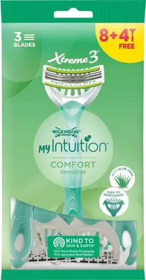 Immagine prodotto di Rasoio usa e getta da donna My Intuition Comfort Sensitive 8 + 4 pz