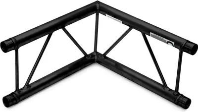 Produktbild von ALUTRUSS DECOLOCK DQ2-SPAC21V 2-Weg Ecke 90° sw