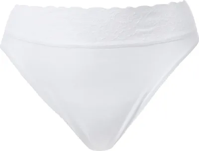 Produktbild von CALIDA Damen Slip - Iconics, Jazzpant, Spitze, Baumwolle Weiß M (44/46)