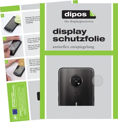 Produktbild von 2x Nokia 7.2 Kameralinse Schutzfolie matt Displayschutzfolie Folie Display
