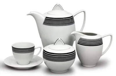 Zdjęcie produktu dla Thun 1794 Serwis do kawy, porcelana czeska, Lea, krąg, Thun, 15 d.