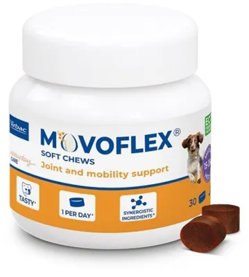 Produktbild von Nahrungsergänzungsmittel für Hunde VIRBAC MOVOFLEX M für die Gelenke, 30 Stück