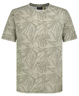 Produktbild von Sublevel Kurzarmshirt Rundhalsausschnitt Geblümt Gerade Passform Größe: XL