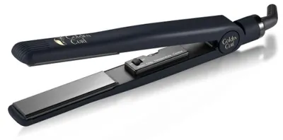Image de Golden Curl Titanium fer à lisser GL829 (IL Nero noir) 2 en 1 pour lisser et boucler