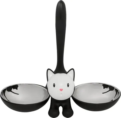 Obrázok produktu pre Alessi miska pre mačky Tigrito black AMMI09 B
