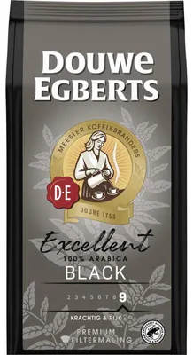 Produktbild von Douwe Egberts Black 9 Filterkaffee, 250g – Aromatischer, vollmundiger Kaffee
