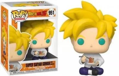 Produktbild von POP Figur Dragon Ball Z Serie 9 Super Saiyan Gohan mit Nudeln