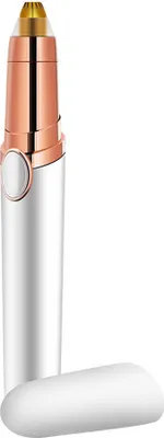 Produktbild von Gesichtshaarentfernung Elektrorasierer für Frauen, wiederaufladbar, bestes Gesichtshaarentfernungsgerät, schmerzloser Haarschneider für Lippen, Bart, Kinn,Weiß
