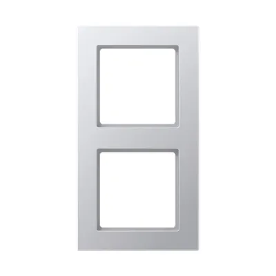 Produktbild von JG Rahmen 2fach AC 582 AL Aluminium