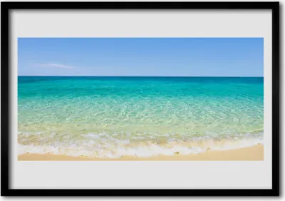 Produktbild von Bild 70x50 MDF-Rahmen Wandkunst Meer Landschaft