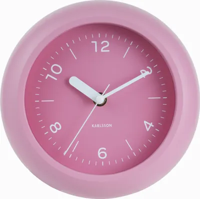 Produktbild von Karlsson - Wanduhr Slope - Rosébraun - Ø20cm