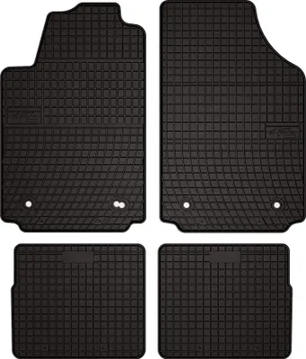Immagine prodotto di Tappetini auto in gomma adatto per Audi A2 (2000-2005, hatchback) neri, set 4 pz, con fissaggi