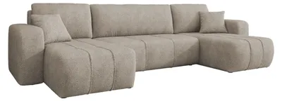 Produktbild von MIRJAN24 Wohnlandschaft Furyn U, Eckouch mit Bettkasten und Schlaffunktion, U-Form (Farbe: Coral 50)