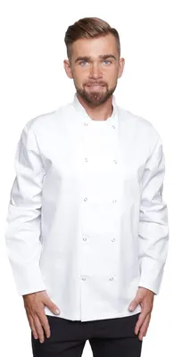 Imagen del producto de Solidchoice - Bata de chef uni Wasabi, manga larga, color blanco, talla XS