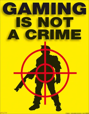 Produktbild von Gaming is not a crime - Mousepad - Mousepad