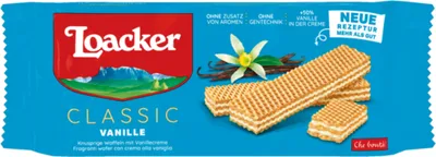 Immagine prodotto di Loacker Classic Fiocchi di wafer alla vaniglia con crema alla vaniglia 135g